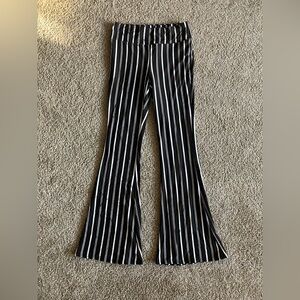 No Boundaries Monochrome Striped Pants
